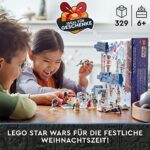 LEGO 75340 Star Wars Adventskalender 2022, 24 Weihnachtsspielzeuge, darunter Minifiguren Gonk Droid, R2-D2, Darth Vader und baubare Fahrzeuge – Bild 2