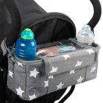 Kinderwagen Organizer, Buggy Organizer mit wasserfestem Regenschutz