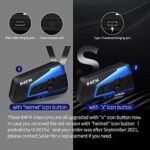 LEXIN B4FM Motorrad Bluetooth Headset, Helm Intercom, Kommunikationssystem für bis zu 10 Motorräder mit 2000m Reichweite, Motorradhelm Gegensprechanlage mit Musikteilen Funktion – Bild 8