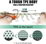 TRUSCEND Pre-Rigged Jig Head Angelköder, Premium Garnele Wobbler mit VMC Hook, Weedless Soft Swimbaits für Bass, Angelköder mit Spinner, Forelle Crappie Walleye Fishing Jigs für Süsswasser Salzwasser – Bild 4