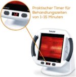 Beurer IL 50 Infrarot-Wärmestrahler, Medizinprodukt zur Behandlung von Erkältungen und Muskelverspannungen, Infrarotlampe mit 300 Watt Leistung 100% UV-Blocker – Bild 5