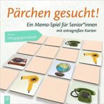 Pärchen Gesucht! Thema. Alltagsgegenstände Ein Memo Spiel Für Senioren Und Seniorinnen Mit Extragrossen Karten