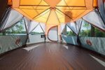 Coleman Octagon mit grossen Fenstern, mit 360° Rundumblick, stabile Stahlstangenkonstruktion, Vollständig integrierte Bodenplane, einfacher Aufbau, 100% Wasserdicht – Bild 4