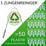 YogaMedic Zungenreiniger – Edelstahl-Schaber mit Baumwoll-Travelcase, gegen Mundgeruch, Ayurveda Zungenschaber – Bild 6