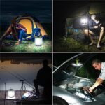 LED Campinglampe, Blukar Camping Laterne, 7 Leuchtmodi 60 LEDs Superhell USB Wiederaufladbare 10+ Std. Akkulaufzeit Camping Leuchte Licht Zeltlampe für Camping, Wandern, Stromausfall, Notfall usw. – Bild 7