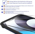 UTECTION 2X Full Screen Schutzglas 3D für iPhone 12 Pro Max (6.7") - Perfekte Anbringung Dank Rahmen - Premium Displayschutz 9H Glas - Kompletter Schutz Vorne - Folie Schutzfolie Vollglas, 2 Stück – Bild 4