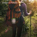 LED Campinglampe, Blukar Camping Laterne, 7 Leuchtmodi 60 LEDs Superhell USB Wiederaufladbare 10+ Std. Akkulaufzeit Camping Leuchte Licht Zeltlampe für Camping, Wandern, Stromausfall, Notfall usw. – Bild 6
