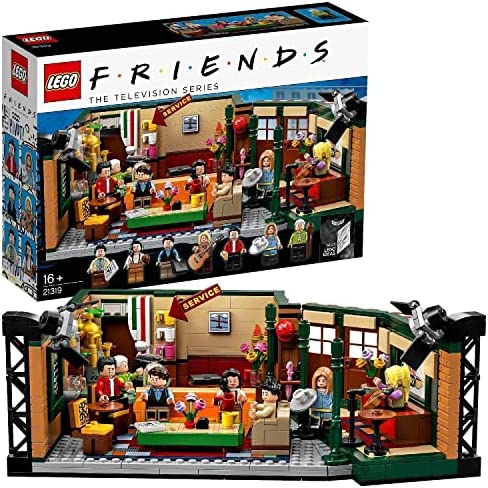LEGO 21319 Ideas Friends Central Perk Café für Erwachsene und Fans der Kultserie, Konstruktionsspielzeug mit 7 Minifiguren, Set zum 25. Jubiläum