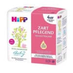 HiPP Babysanft Feuchttücher zart pflegend, 3er Pack (Jede Packung enthält 4 x 56 Tücher)