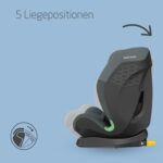 Maxi-Cosi Titan S i-Size – Mitwachsender Kindersitz 15M–12J (76–150cm), ISOFIX, G-CELL, 5 Positionen, 13 Kopfstützenstufen, Tonal Graphite