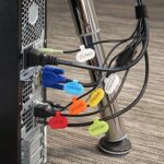Kabeletiketten von Wrap-It Storage - Normale Grösse Mehrfarbig 36er-Pack - beschreibbare Kabeletiketten, Drahtetiketten, Kabeletiketten und Drahtetiketten für Kabelmanagement – Bild 6
