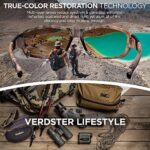 Verdster Dakota Polarisierte Sonnenbrille für Herren und Damen Sportbrillen Ideal für Angeln Jagd Angler Jägger Camo – Bild 7