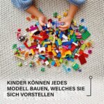 LEGO 11013 Classic Kreativ-Bauset mit durchsichtigen Steinen, mit Löwe, Vogel und Schildkröte, Konstruktionsspielzeug aus Bausteinen ab 4 Jahren – Bild 4