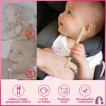 Beißröhrchen Zahnungshilfe Baby 6er Set, BPA-frei, Silikon, US-CPC zugelassen