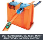 Hot Wheels Track Builder Autorennbahn Bauset GGP93 – inkl. 2 Autos, Spurwechsler & Crashzone, ab 4 Jahren – Bild 3