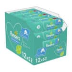Pampers Fresh Clean Baby Feuchttücher, milder Duft, auch für Hände und Gesicht geeignet, (12 x 52), 624 Tücher
