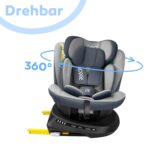 Reecle i-Size Kindersitz 0–12 Jahre, 360° drehbar mit ISOFIX, 0–36 kg (ECE R129) – Bild 2