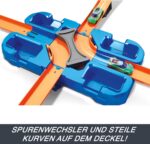 Hot Wheels Track Builder Autorennbahn Bauset GGP93 – inkl. 2 Autos, Spurwechsler & Crashzone, ab 4 Jahren – Bild 6