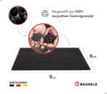 BAUHELD® Terrassenpads 90x90x3mm [30 Stk] – Robuste Gummigranulat-Matte für Fliesen, WPC & Stelzlager [Made in Germany]