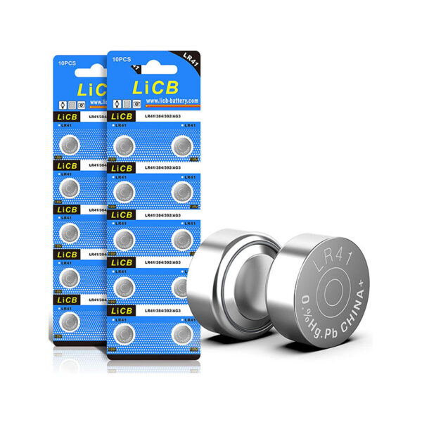 LiCB 20 Stück LR41 knopfzelle batterien, AG3 SR41W 392 1,5V Alkaline Batterie 3 Jahre Lagerfähigkeit 100% Voll Garantie