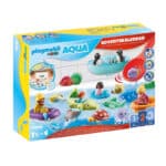 PLAYMOBIL 1.2.3 AQUA 71086 Adventskalender für Kinder: Badespass, Mit schwimmfähigen Tieren, Badewannenspielzeug, Spielzeug für Kinder ab 1,5 Jahren