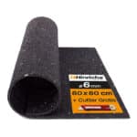 Hinrichs Antivibrationsmatte für Waschmaschinen, Gummimatte, Zuschneidbare Dämmmmatte als Waschmaschinenunterlage - 60 x 60 cm Rubber Mat