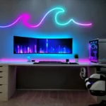 Wasserdichtes 5-Meter LED Neon Licht Kit mit WiFi, Bluetooth, IR und RGBIC für Traumfarben-Musik-Synchronisation – Bild 2
