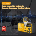 Notfall Radio Solar Camping Light Wetter Radio mit wiederauf ladbarer Taschenlampe – Bild 2