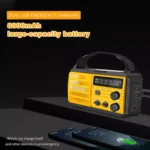 Notfall Radio Solar Camping Light Wetter Radio mit wiederauf ladbarer Taschenlampe – Bild 5