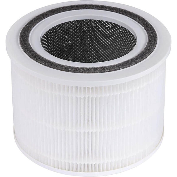 LEVOIT Core 300 und Core 300S Originaler Ersatzfilter, H13 HEPA Filter, hocheffizienter Aktivkohlefilter und Vorfilter, gegen 99,97 Prozent von Staub Pollen Allergene für Allergiker Raucher