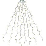 SALCAR, Christbaumbeleuchtung mit Ring und Girlanden, LED Überwurf Lichterkette Weihnachtsbaum