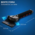 Lyvanas Eiskratzer Auto TESTSIEGER 2022, Ergonomischer Profi Scheibenkratzer Auto schnell & stark, Effizienter & sicherer Schneekratzer Auto aus Premium ABS, Kratzer Auto schonend & langlebig