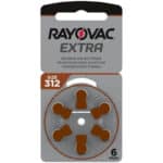120 Rayovac Extra Advanced Nr 312 Hörgerätebatterie Zinc Air