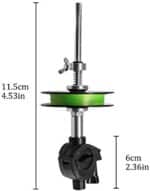 THKFISH Schnurspulgerät Mit Aufspulgerät für Angelschnur Angelschnur Aufspulen Schnurspulstation Schnurzähler Angeln Spooler Winder – Bild 8