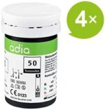 adia Blutzuckerteststreifen, Vorteilspackung zur Blutzucker-Kontrolle bei Diabetes (Zucker-Krankheit), für das adia-Blutzuckermessgerät (hier nicht enthalten) – Bild 3
