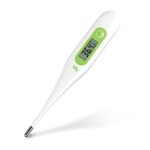 Femometer Digitales Fieberthermometer, Genaue Und Schnelle Ablesungen, Wasserdichte Sonde, Rektal, Oral, Achselthermometer Fieber thermometer für Baby Kinder Erwachsene – Bild 9