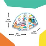 Baby Einstein, 4 in 1 Kickin' Tunes Spieldecke mit 70+ Geräuschen, 25+ Minuten Musik, Erlebnisdecke mit Klavier und Lichtern, Spielmatte mit Spielbogen abnehmbarem Babyspielzeug, ab der Geburt – Bild 14