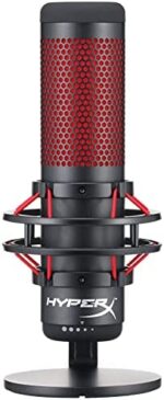 HyperX HX-MICQC-BK QuadCast - Standalone Mikrofon mit umfangreichen Funktionen für Streamer Gamer – Bild 9