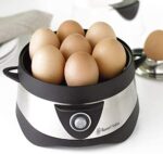 Russell Hobbs Eierkocher [Testsieger, 1-7 gekochte od. 3 gedämpfte Eier auf den Punkt genau] Edelstahl (inkl. Dampfgarer Einsatz, automatische Abschaltung, Signalton, BPA-frei, Messbecher) 14048-56 – Bild 8