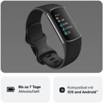 Fitbit Charge 5 Aktivitäts Tracker mit 6 monatiger Premium Mitgliedschaft, bis zu 7 Tagen Akkulaufzeit und Tagesform Index – Bild 2