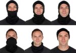 BAONUOR Sturmhaube Gesichtshaube, Balaclava Winter Sturmhaube Fahrrad Motorrad Ski Schlauchtuch für Damen & Herren, schwarz – Bild 2