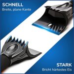 Lyvanas Eiskratzer Auto TESTSIEGER 2022, Ergonomischer Profi Scheibenkratzer Auto schnell & stark, Effizienter & sicherer Schneekratzer Auto aus Premium ABS, Kratzer Auto schonend & langlebig – Bild 2