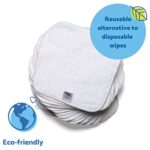 Cheeky Wipes - Babytücher aus Baumwolle, weiss, 25 Stück - 15 x 15 cm – Bild 3
