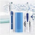 Oral-B Pro 2000 Elektrische Zahnbürste mit OxyJet Munddusche, 3 Aufsteckbürsten, 4 Ersatzdüsen, Set für Zahnreinigung und Zahnpflege, Geschenk Mann/Frau, Designed by Braun – Bild 2