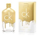 CALVIN KLEIN ck one Gold Eau de Toilette, fruchtig-holziger Unisex-Duft, 50ml – Bild 2