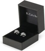 B.Catcher Ohrringe Damen Ohrstecker 925 Sterling Silber Ohrschmuck Twist Würfel Liebe Set Schmuck Zirkonia Geschenk für Damen – Bild 6