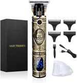 Haarschneidemaschine, Haarschneider Professionelles Trimmer Herren Bartschneider Langhaarschneider Haarschneidemaschine Profi Friseur Wiederaufladbarer Der Konturen Haartrimmer Mit Führungskämmen