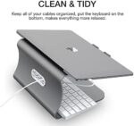 Bestand Aluminiumständer für Laptop und MacBook Desktop für Apple MacBook und alle Laptops – Bild 3