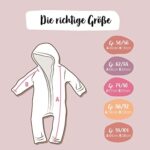 Ehrenkind® WALKOVERALL | Baby Wollwalk-Overalls aus Natur Schurwolle mit Reissverschluss | Walk Wolle Woll-Anzug für Kleinkind und Baby – Bild 3