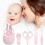 HyAdierTech Babypflege Set mit Baby Nagelschere, für Fingernägel und Fussnägel mit Nagelknipser, Nagelschere, Nagelfeile und Pinzette für Kinder und Neugeborene in süsser Eule Geschenk-Verpackung – Bild 7
